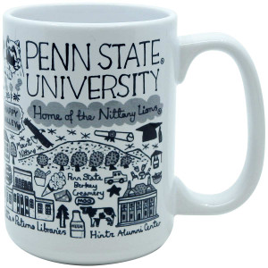 mug Julia Gash illustrated Penn State University scenes and phrases view 1